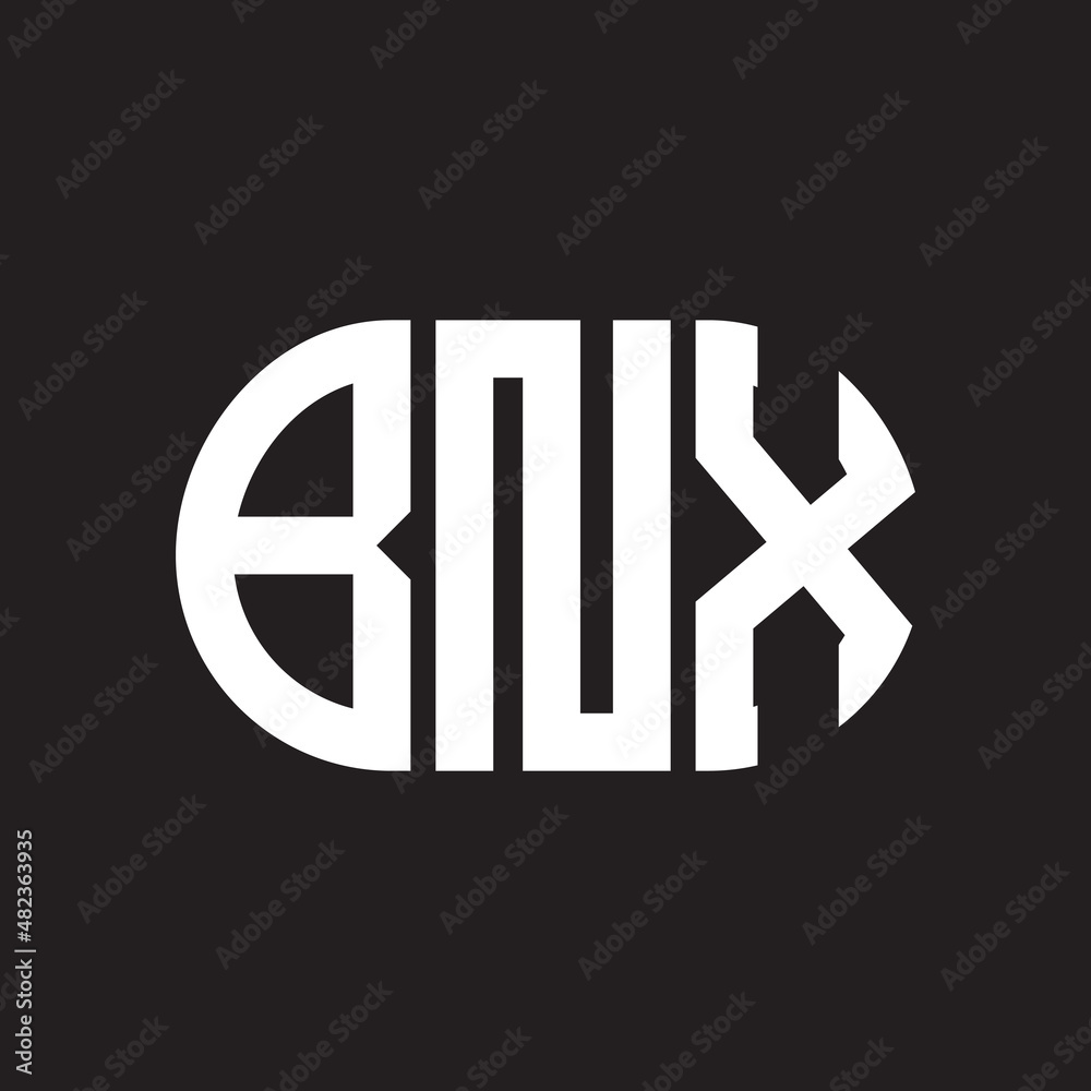 BNX letter logo design on black background. BNX BNX letter logo design on black background. BNX