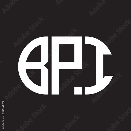 Free Download BPI letter logo design on black background. BPI - GFXLoad