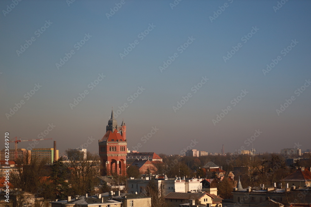 tower, old, city, sky, blu, roof, building, capital, Europe