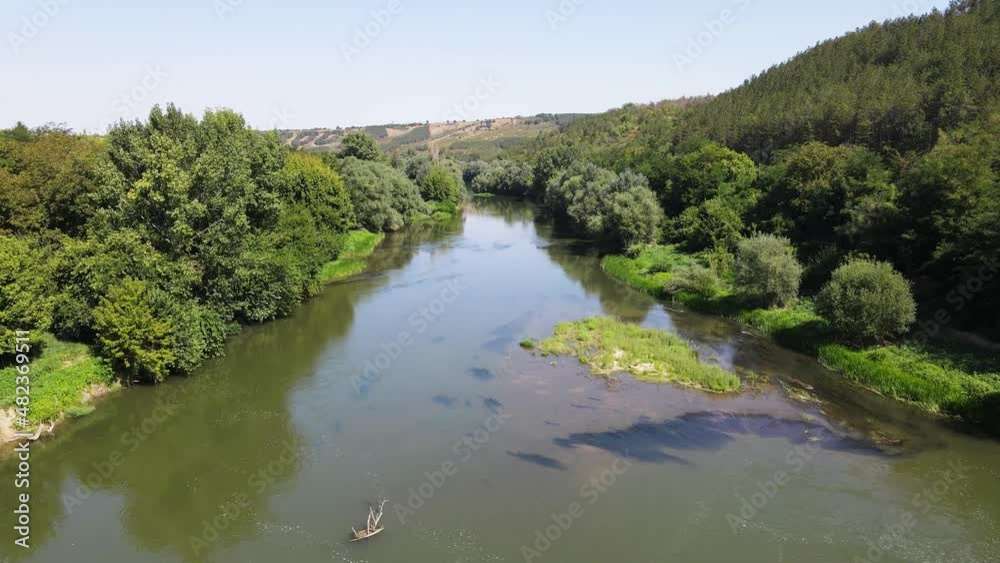 Aerial view of Iskar Reservoir near city of Sofia, Bulgaria Aerial view of Iskar Reservoir near city of Sofia, Bulgaria