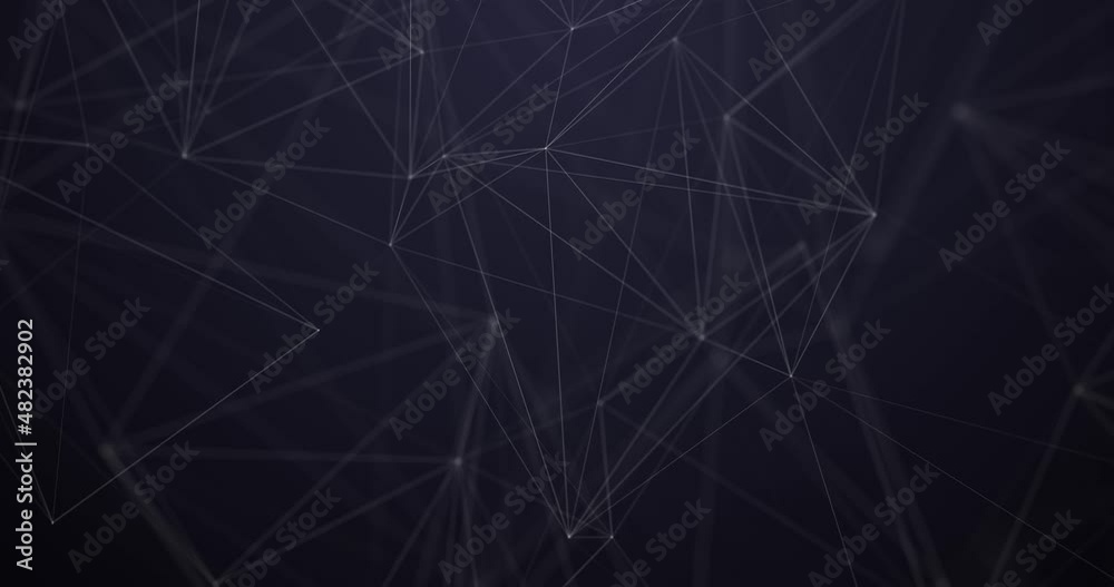 Abstract geometric background with plexus lines. Background for presentations, intros, social networks. Concept of innovations, technologies, developments, neural networks