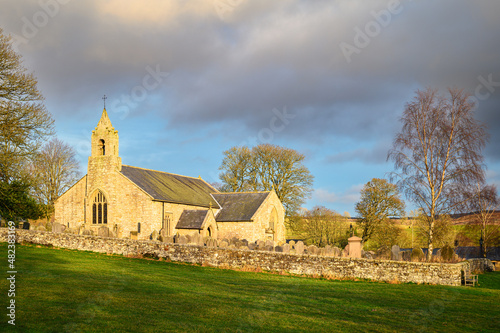 St Cuthbert Church in Elsdon Village, which is on the Northumberland 250, a scenic road trip though Northumberland with many places of interest along the route photo