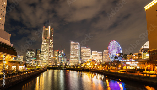 横浜 みなとみらい 夜景