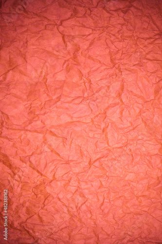 Wallpaper Mural Red crumpled paper texture. Torontodigital.ca