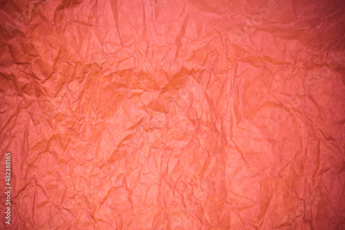 Wallpaper Mural Red crumpled paper texture. Torontodigital.ca