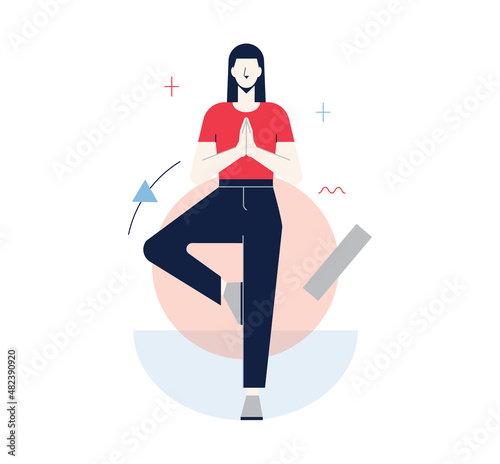 Balance concept. Idea of stability and calmness. Abstract, business
