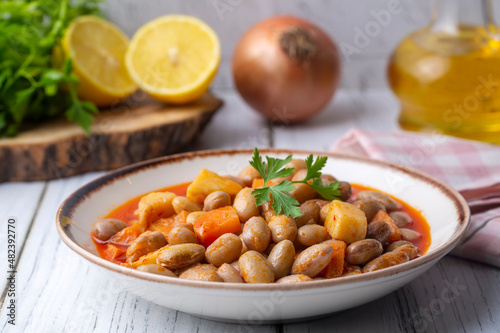 Cranberry Bean Stew Turkish...