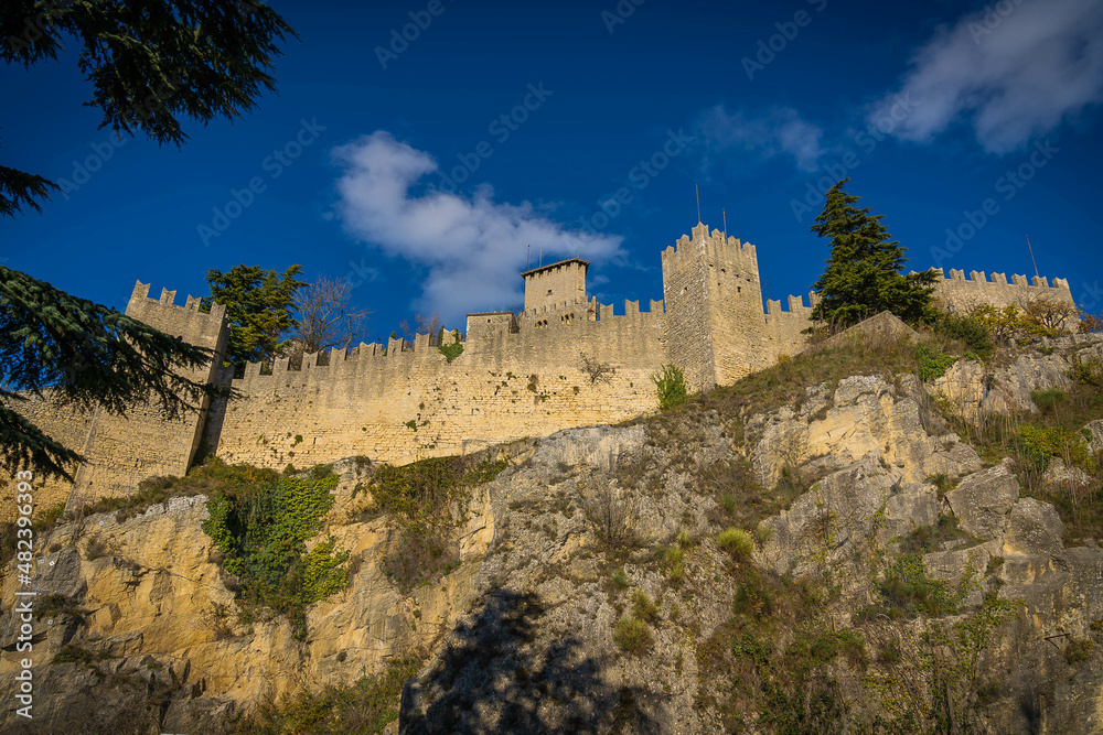Guaita or the first tower of the Republic of San Marino