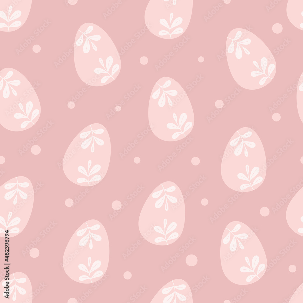 Seamless pattern with easter eggs Seamless pattern with easter eggs