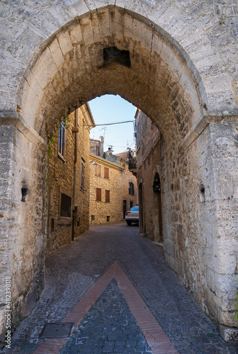Fototapeta Naklejka Na Ścianę i Meble -  Beautiful cityscape in Borgo Vico nel Lazio in Fronzinone province, Italy