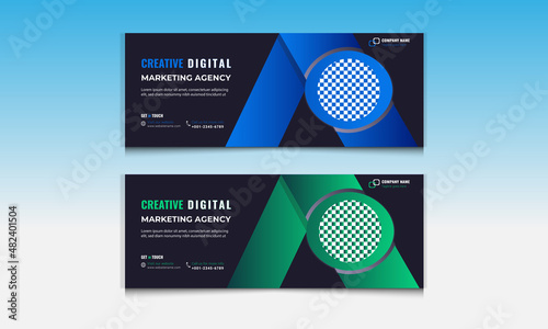Creative Facebook Cover Template;