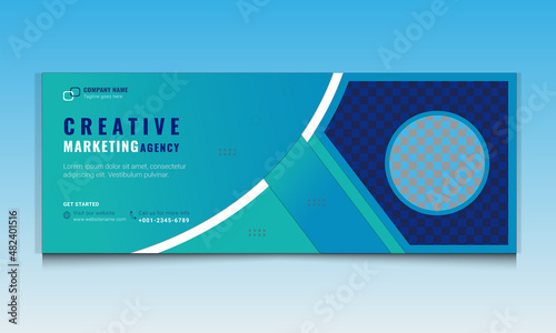 Creative Facebook Cover Template;