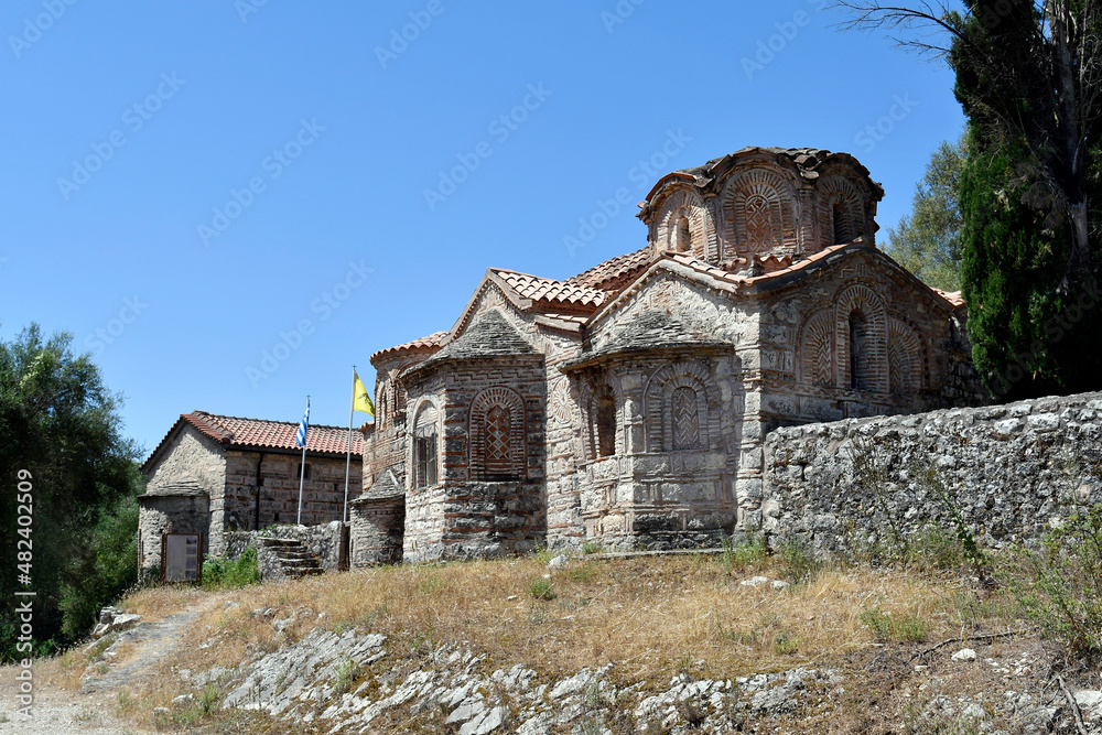 Obraz premium Greece, Epirus; Byzantine Monastery
