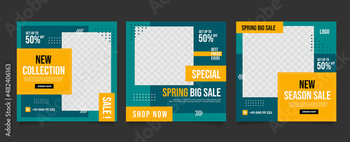 spring big sale collection social media post