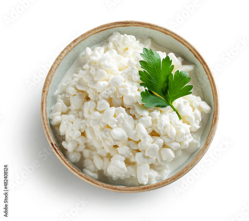 bowl of cottage cheese