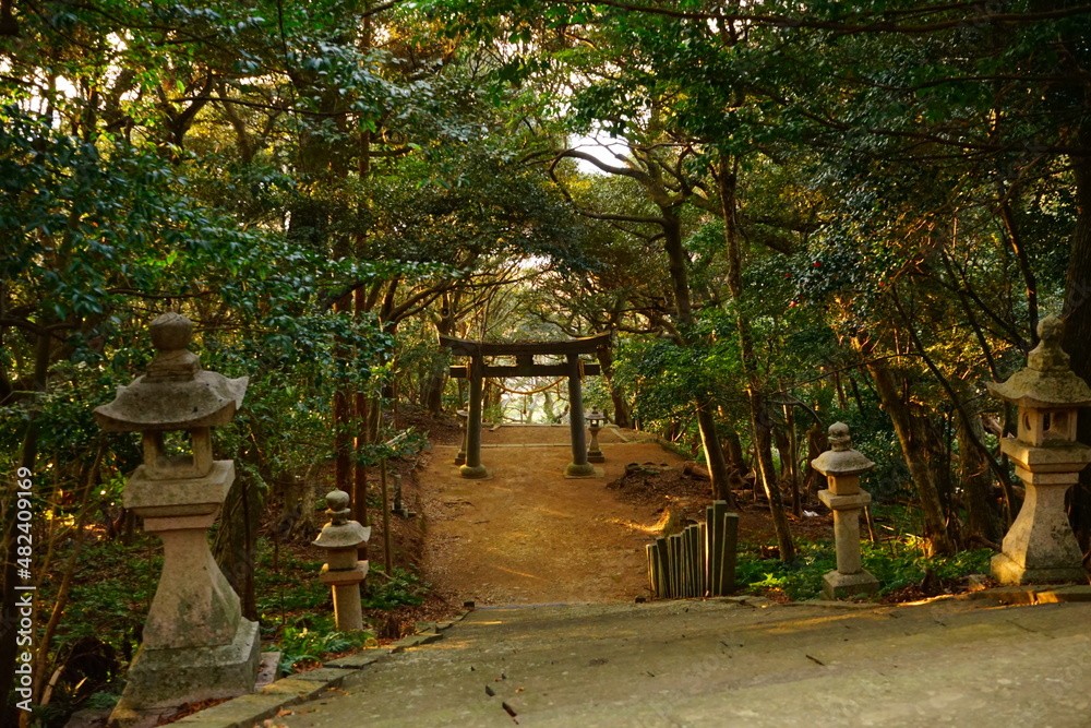 日本 長崎県 対馬 海神神社