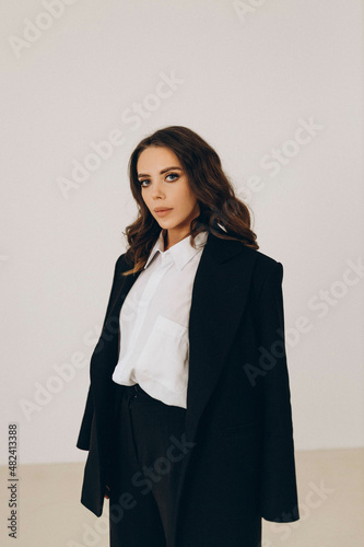 Smart, intelligent, friendly, pretty portrait of an executive business woman manager
