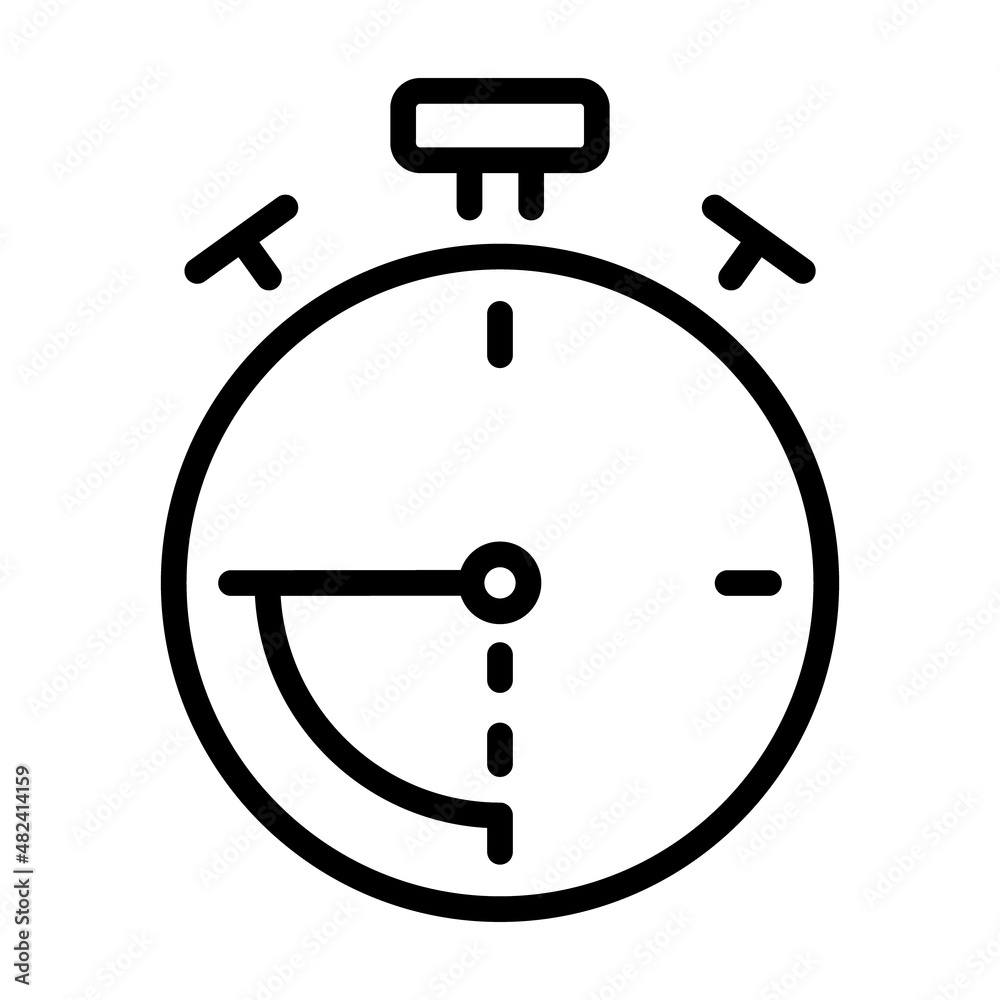 Clock icon. Time pictogram. Flat symbol for web. Line stroke. Isolated on white background. Vector eps10 Clock icon. Time pictogram. Flat symbol for web. Line stroke. Isolated on white background. Vector eps10