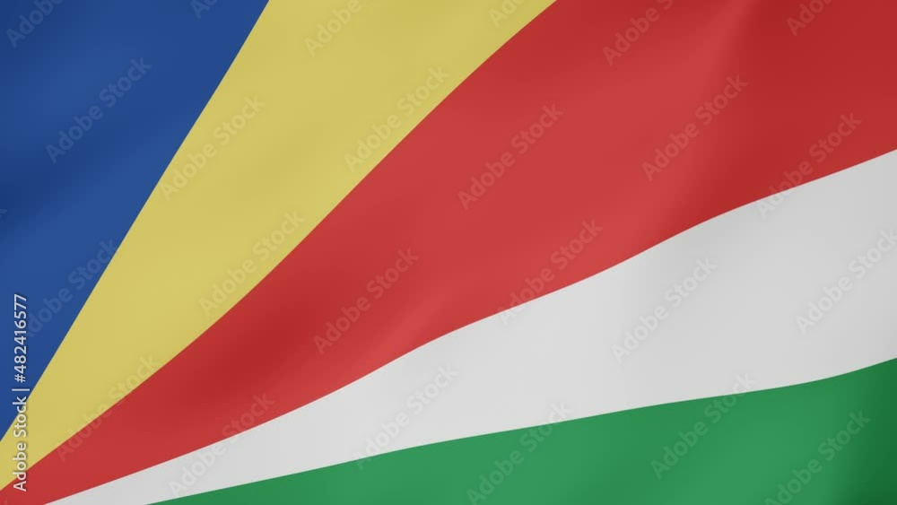 Bandera animada, Seychelles. 4K Bandera animada, Seychelles. 4K