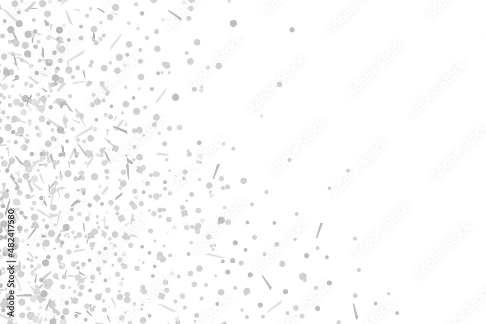 Confetti on white background. Luxury texture. Festive backdrop with glitters. Pattern for work. Print for polygraphy, posters, banners and textiles. Doodle for design and business Confetti on white background. Luxury texture. Festive backdrop with glitters. Pattern for work. Print for polygraphy, posters, banners and textiles. Doodle for design and business