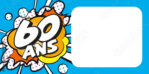 Carte anniversaire 60 ans BD CC