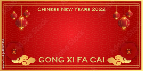 Chinese new year blank background