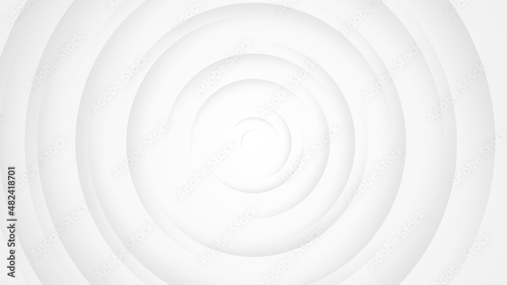 White gray circles abstract background.3D illustration with paper cut style. White gray circles abstract background.3D illustration with paper cut style.