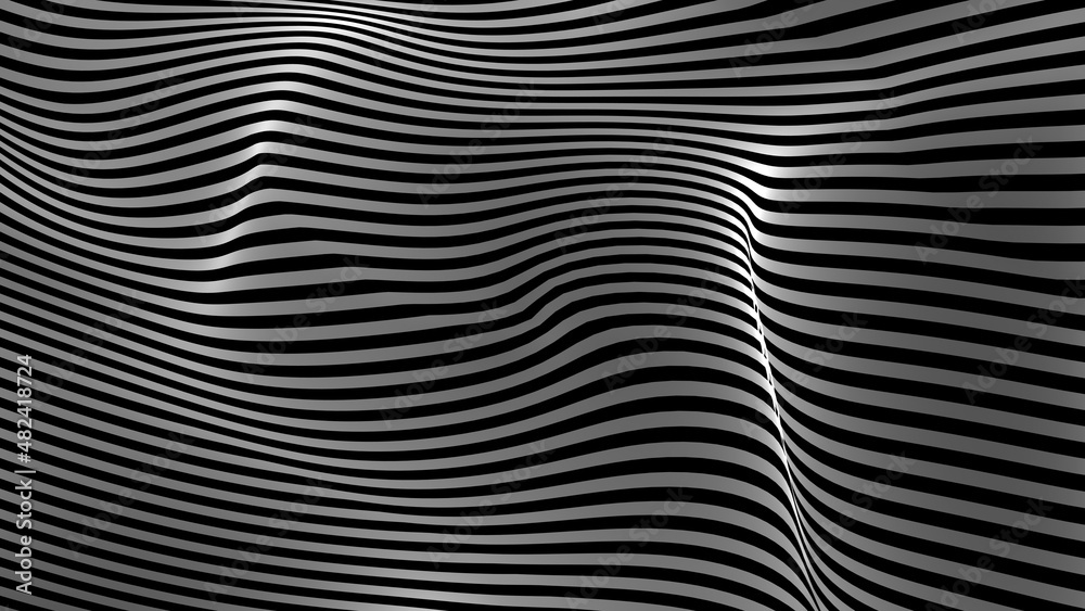 Black and white curve wave line abstract background. Black and white curve wave line abstract background.