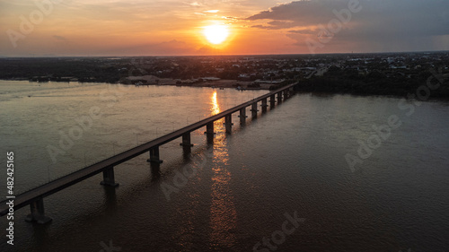 Pôr do sol na Ponte dos Macuxis © Abreu