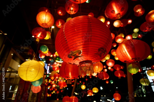 Photography Chinese lanterns,Chinese new year lanterns in chinatown