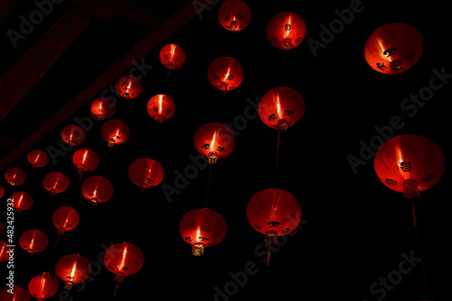 Chinese lanterns,Chinese new year lanterns in chinatown