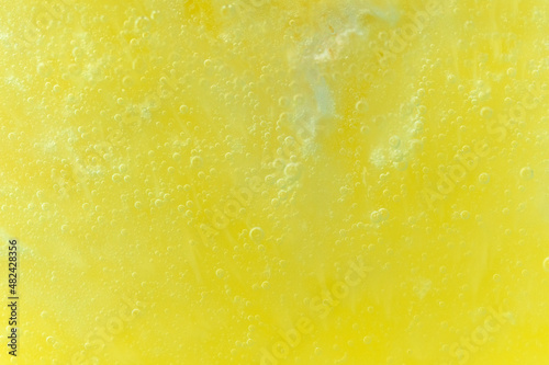 Pineapple macro close-up of juicy and delicious texture. Selective focus