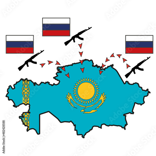 Revolution in Kazakhstan. Armed invasion of the Russian army into Kazakhstan. The introduction of troops into Kazakhstan.
