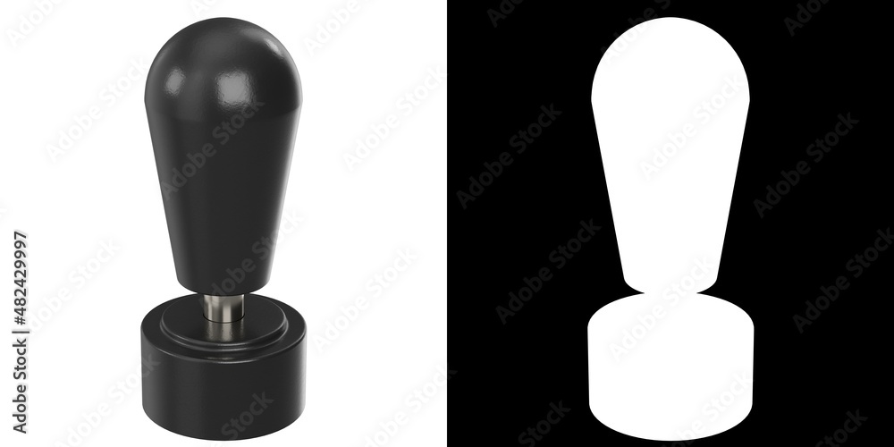 3D rendering illustration of a lever
3D rendering illustration of a lever