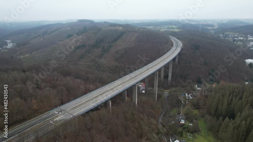  A45 Rahmede Talbrücke - marode Brücke wird abgerissen photo