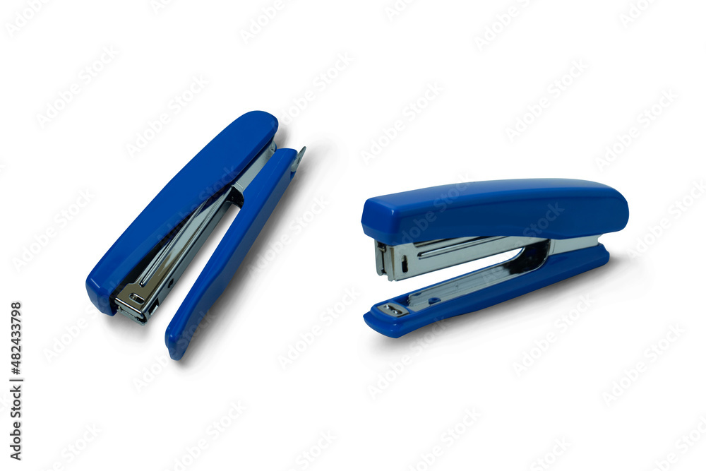 stapler on a white background,with clipping path