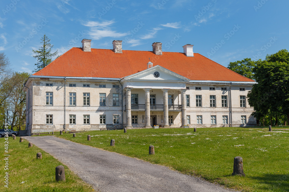 Manor in the west of Estonia. 18 century. Lihula.