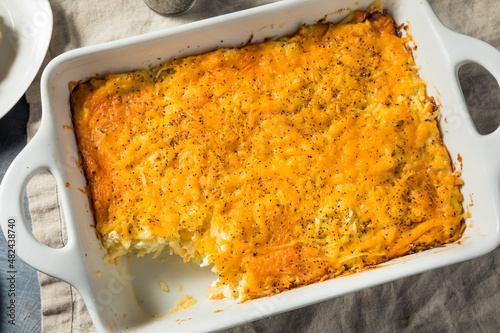 Homemade Cheesy Hashbrown Casserole