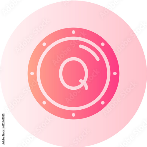 quetzal gradient icon