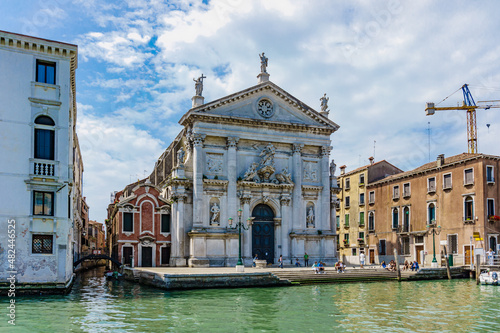 Architecture and landmark of Venice. Cozy cityscape of Venice