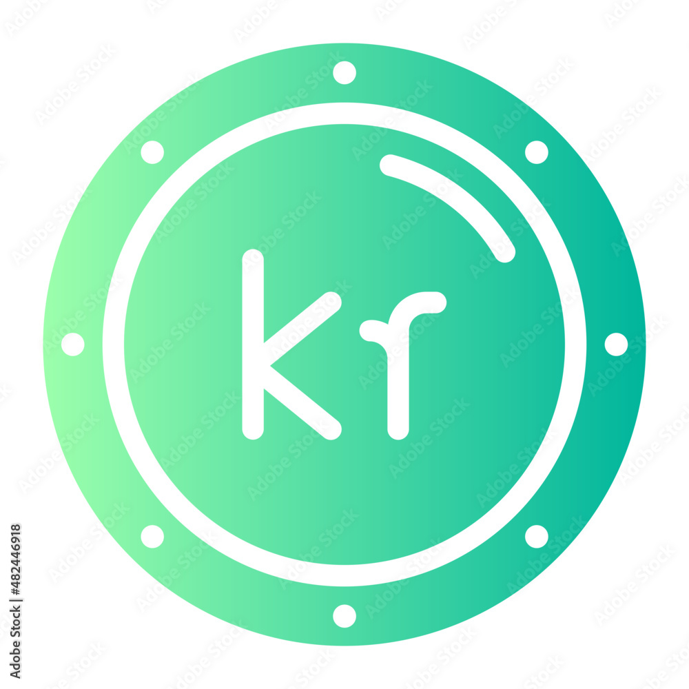 krone gradient icon krone gradient icon