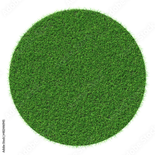 Grass shape - design element isolated