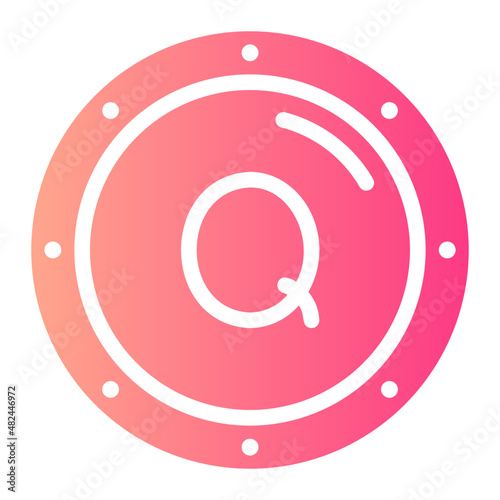 quetzal gradient icon