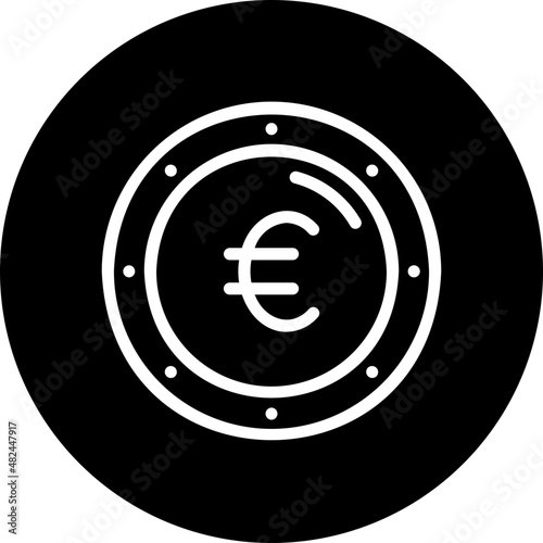 euro glyph icon
