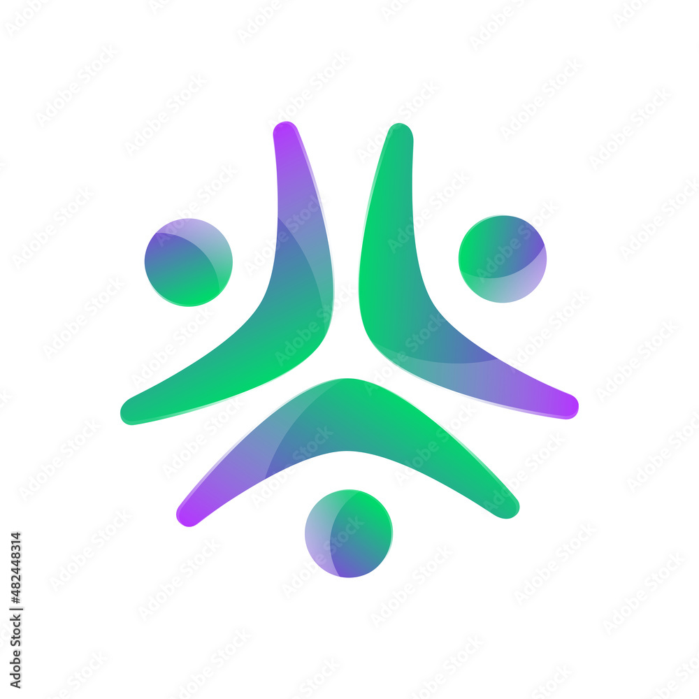 Abstract logo association. Design vector element. You can use in the media, mobile, public groups, alliances,kids, environmental, mutual aid associations and other social welfare agencies. Abstract logo association. Design vector element. You can use in the media, mobile, public groups, alliances,kids, environmental, mutual aid associations and other social welfare agencies.