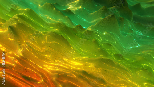 Colorful waves oscillation ...