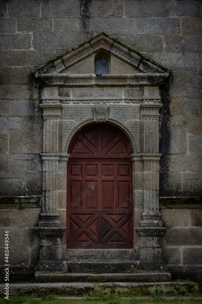View on the parish enclosure of Saint Thégonnec in finistere View on the parish enclosure of Saint Thégonnec in finistere