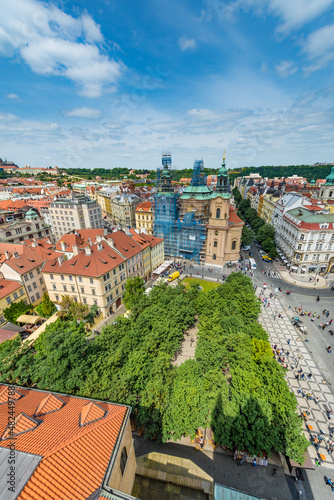 Old Town Square in Prague, Czech Republic. photo