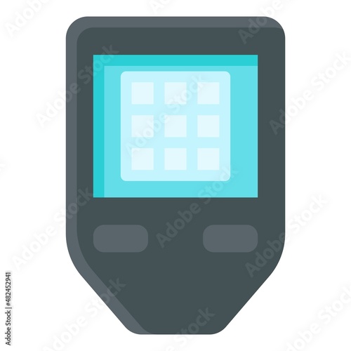 Hardware wallet icon, NFT related vector illustration