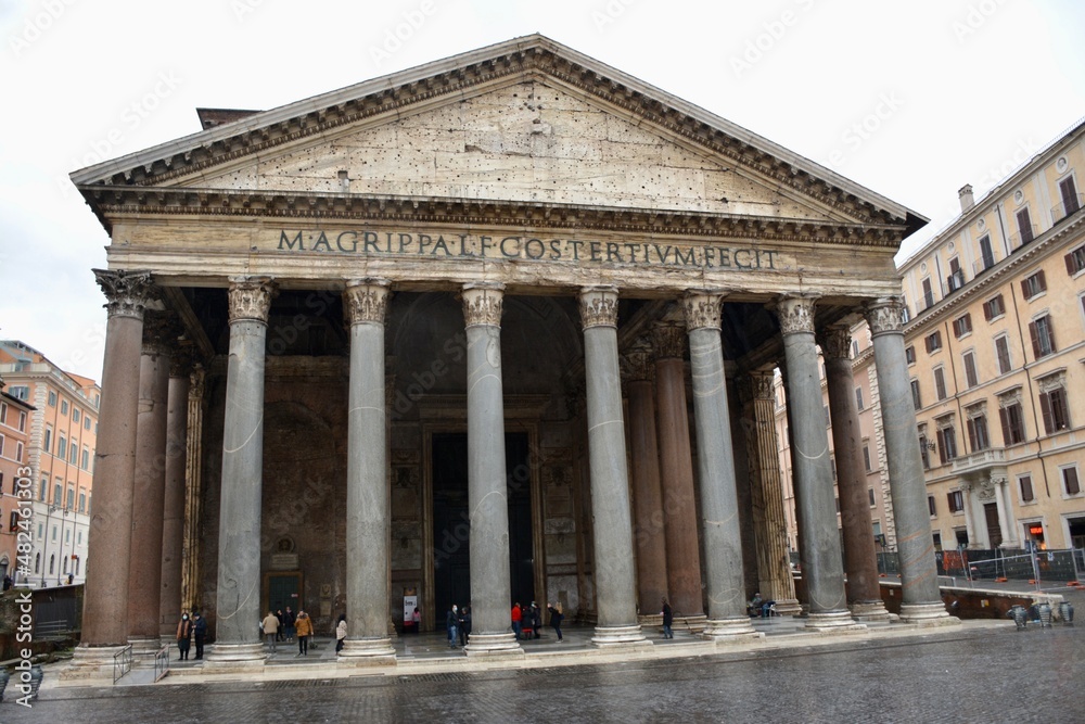 Naklejka premium pantheon city